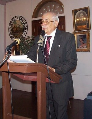 El doctor Jorge G. Pagán durante la actividad