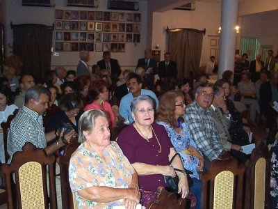 Otra vista del público durante la exaltación