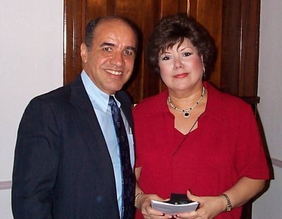 Luciano Quiñones junto a su esposa Sylvia
