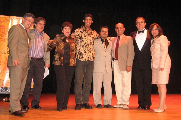 Compositores premiados junto a Samuel Pérez y Ruth Silva