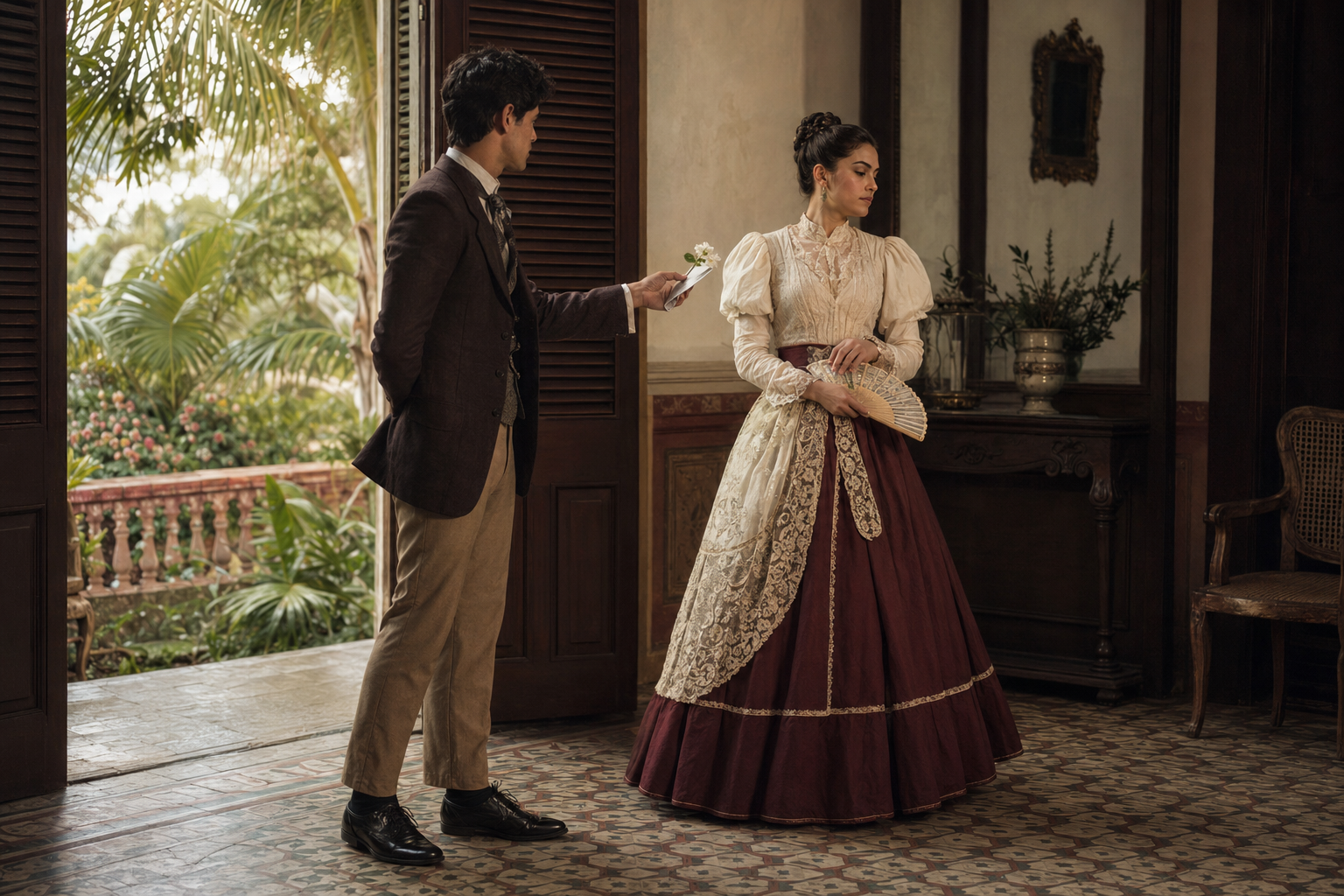 Escena de un salón de baile puertorriqueño
